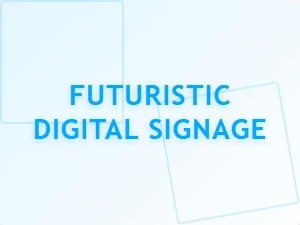 Futuristic Digital Signage Fonts in Cyberpunk Style