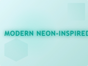 Modern Neon Inspired Display Fonts